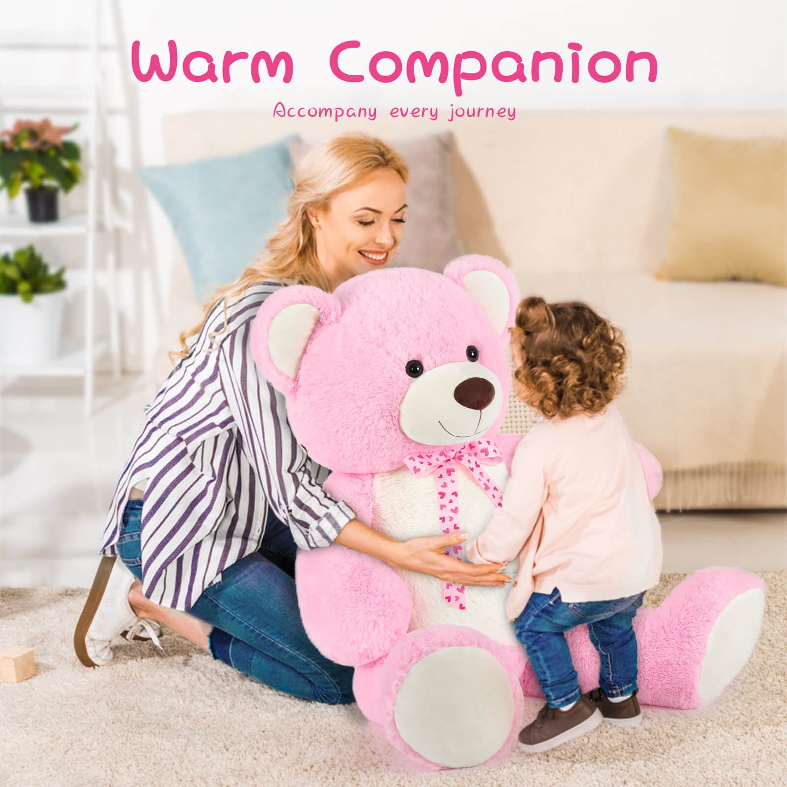 MaoGoLan 47'' Big Teddy Bear Giant Stuffed Animal Plush Soft Toy