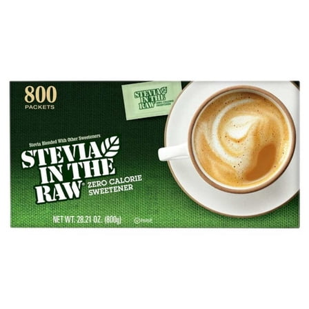 Stevia in the Raw Zero Calorie Sweetener, 800 ct Pack of 1-3211753705