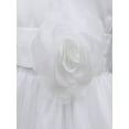 thumbnail image 6 of renvena Flower Girl Dress Wedding Infant Toddler Flower Petals Tulle Layer Maxi Dress, 6 of 7