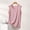 Pink, variant on Women Pajama Tops Solid Summer Crew Neck Sleeveless Loose Casual Tank Loungewear Sleep Top