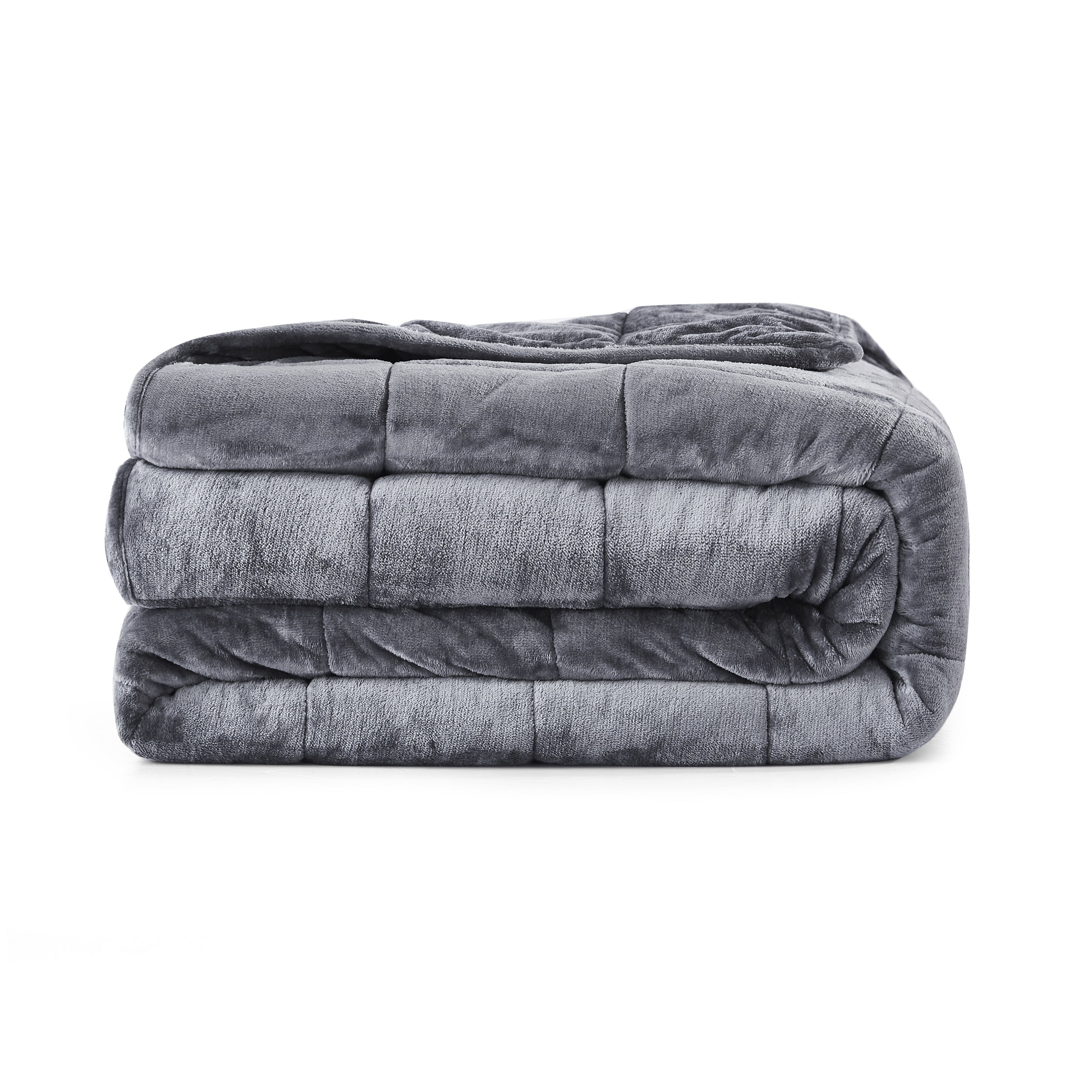 Sutton Home Fashions 20 lbs Weighted Comforter Twin 66"x86", Gray