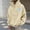 Beige, variant on Aloohaidyvio Men's Hooded Sweatshirts Long Sleeve Casual Waffle Pullover Hoodies with Kanga Pocket