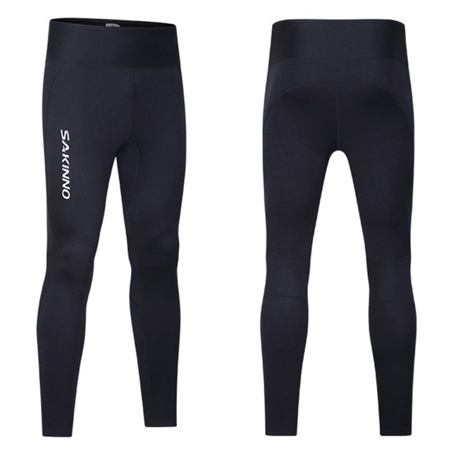 Pieles de buceo Rash Guard Pantalón de buceo de 2 mm Pantalón de neopreno a prueba de rayos UV Pantalón de surf para hombre Mujer (XL)