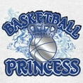 thumbnail image 3 of CafePress - Basketball Princess Kids Light T Shirt - Light T-Shirt Kids XS-XL, 3 of 4