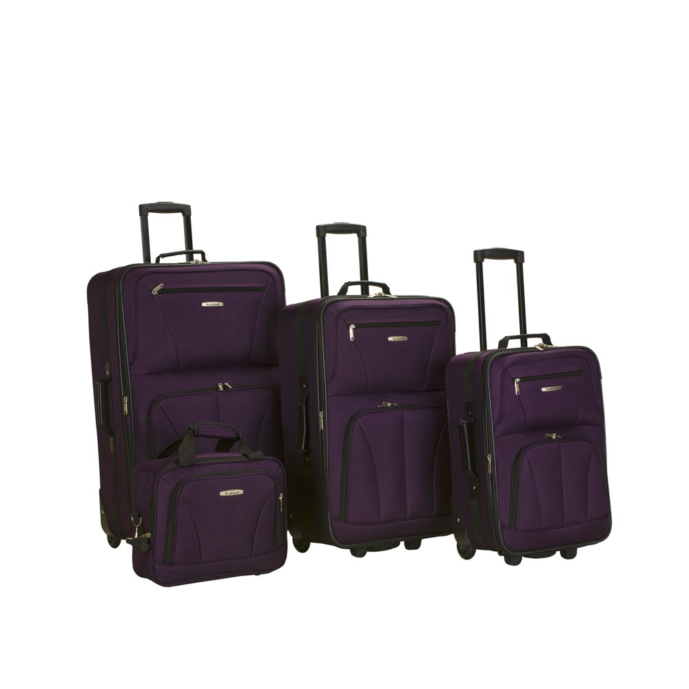 Rockland Rockland Luggage Journey 4 Piece Softside Expandable Luggage Set F32
