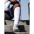 thumbnail image 4 of Calcetines de Fútbol YONGSHENG Acolchados Extra Largos Color Blanco, 4 of 5