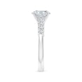 thumbnail image 3 of ANGARA IGI Certified Lab Grown 1 Ct Diamond Engagement Ring for Women in 14K White Gold (Size-7.7x5.7mm| Color-F-G| Clarity-VS) | April Birthstone, Anniversary, Jewelry Gift for Women | Diamond Ring, 3 of 4
