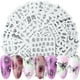 thumbnail image 1 of 40 piezas de pegatinas de uñas con patrones de flores de mariposa para decoración de uñas, Abanopi Pegatinas de uñas, 1 of 5