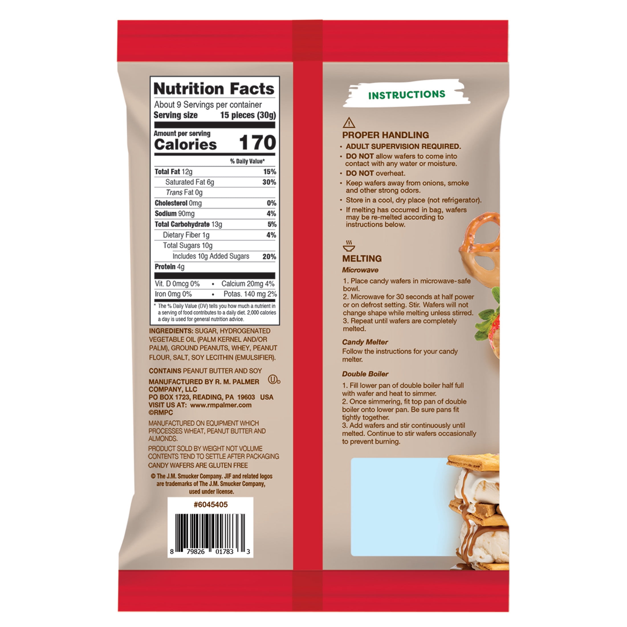 JIF® Peanut Butter Flavored Wafer Melts, 10oz