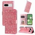 thumbnail image 3 of Funda tipo cartera GANGXUN para Google Pixel 7 , diseño girasol, cuero PU, soporte, cierre magnético, tarjetero, 3 of 5