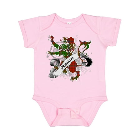 

Inktastic Stewart Tartan Lion Gift Baby Boy or Baby Girl Bodysuit