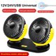 thumbnail image 4 of Ventilador 12/24V Aire Viento Doble Cabezal USB para Coche Vehículo Barco Escritorio, 4 of 9