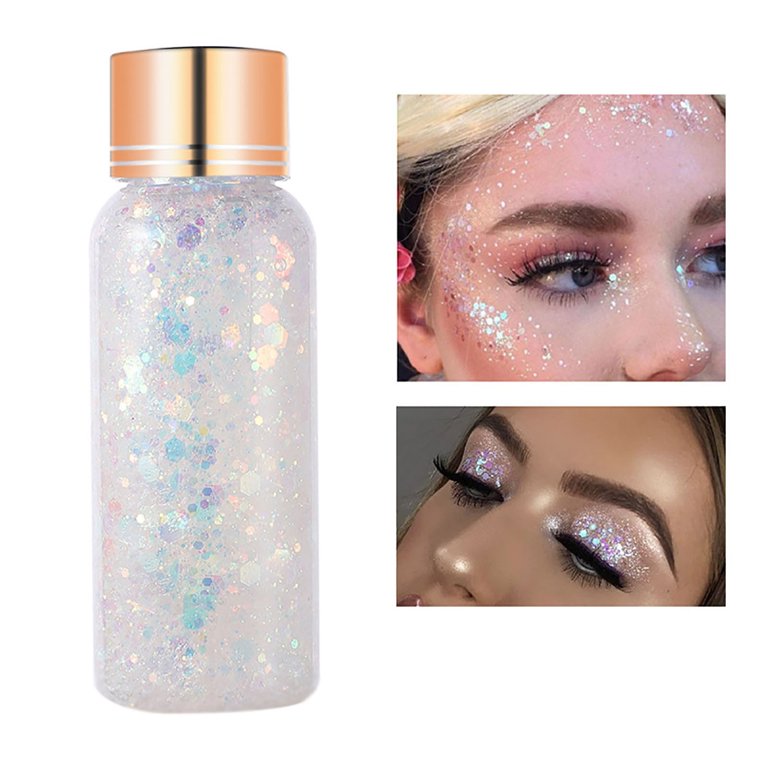 Sparkling Liquid 30ml Cosmetic Long Glitter Chunky Nails Hair Body Gel  Glitter