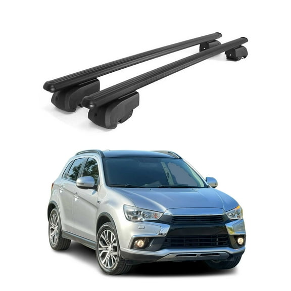 Lockable Roof Racks Cross Bars for Mitsubishi Outlander Sport 2011-2024 Black