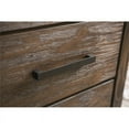 thumbnail image 3 of Furniture of America Krentin Rustic Wood Media Chest in Wire-Brushed Brown, 3 of 6