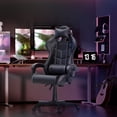 thumbnail image 4 of Soontrans Gaming Chair with Massage, High Back Computer Gamer Chair for Adults and s, Ergonomic Game Chair with Adjustable Headrest and Lumbar Support (Black), 4 of 6