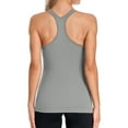 thumbnail image 6 of Alove Women's Racer Back Stretchy Tank Top With Shelf Bra Square Back Yoga Workout Tank Top, 6 of 6