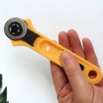 thumbnail image 4 of 28mm Patchwork Leather Craft Fabric Rotary Sewing Tool Portable Cloth Tailor Roller Wheel, 4 of 6