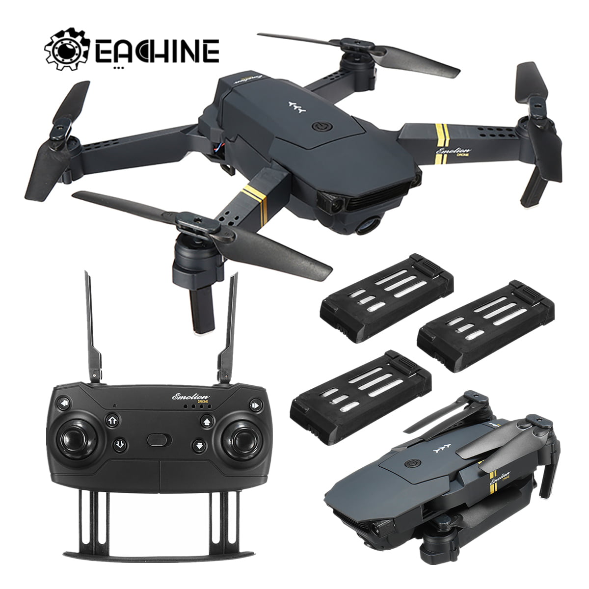 Eachine E58 WIFI FPV 2MP Foldable Selfie Drone RC Quadcopter RTF For Xmas Gift 