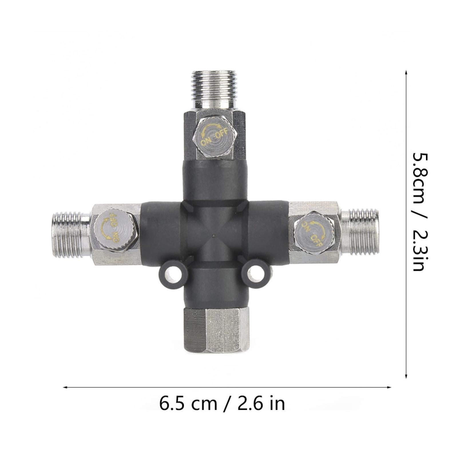 Air Hose Splitter Metal Air Hose Splitter Air Brush Fitting Accessories