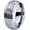 2-Grey Step Bevel Tungsten, variant on Gray Ring Mens Gamer Gifts for Women Tungsten Unique Jewelry Womens Wedding Band Newlywed Gift