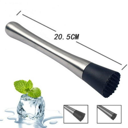 

Stainless Steel Wine Mixing Stick Cocktail Muddler Shaker With Crushing Hammer DIY Drink Fruit Muddl