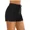 Black-Short, variant on SOMER Women’s Swim Skirt High Waisted with Pocket Ruffle Tummy Control Tankini Bathing Suit Bottoms Black XL