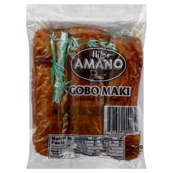 Amano Fish Cake Hilos Amano Deep Fried Fish Cake, 5.5 oz