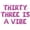 Pink, variant on Letter Balloons - THIRTY THREE IS A VIBE 16" Inch Alphabet Letters Foil Mylar Balloon 33rd Birthday Party Banner (Purple)