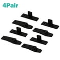 thumbnail image 3 of 4 Pair Push In Fittings Press Fit Panel Clips Kitchen Plinth Fasteners, 3 of 9