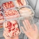 thumbnail image 5 of Contenedor transparente para alimentos con tapa | Organizador hermético de cocina para refrigerios, carne y sobras | Cajas apilables para refrigerador y despensa, 5 of 9