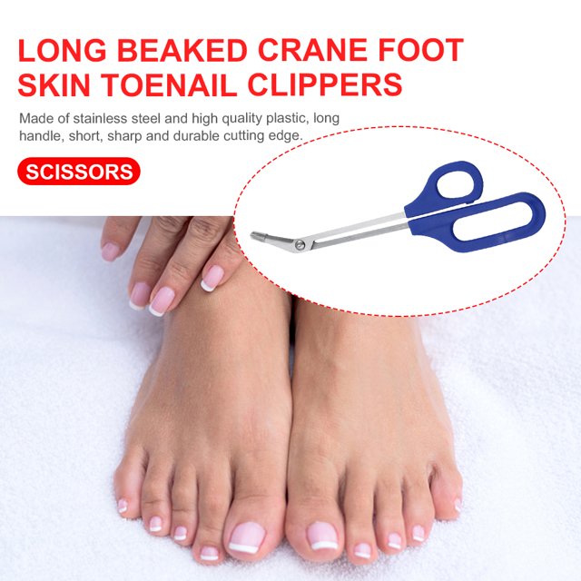 Cortaúñas JShteea con agarre cómodo para uñas de los pies acero inoxidable