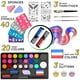 thumbnail image 2 of Kit de pintura facial ADIS&GUYS, juego de 107 piezas con pintura a base de agua, 2 of 9