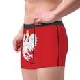 thumbnail image 5 of Male Cool Polska Polish Eagle Underwear Poland Coat of Arms Boxer Briefs Breathbale Shorts Panties Underpants, 5 of 7