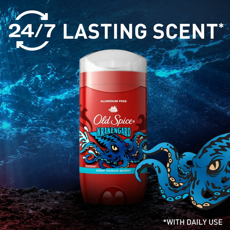 Old Spice Aluminum Free Deodorant for Men, Stick, Krakengard Old Spice Aluminum Free Deodorant for Men, Stick, Krakengard