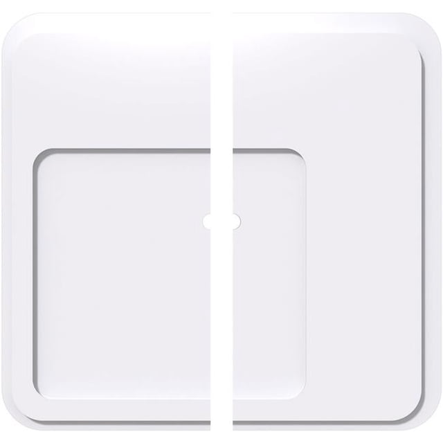 Ekena Millwork CMP26LN2-01000 26 in. OD x 1 in. ID Square Lucan Architectural Grade PVC Contemporary Ceiling Medallion - 2 Piece