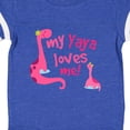 thumbnail image 4 of Inktastic My Yaya Loves Me Granddaughter Dinosaur Girls Baby Bodysuit, 4 of 5
