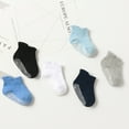 thumbnail image 6 of TureClos 6 Pairs 3T - 5T Baby Cotton Socks Breathable Elastic Infant Toddler Crew Socks 3-5 Years Old, 6 of 6