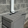thumbnail image 5 of RTS Home Accents Polyethylene 25 Gallon Rainwater Shed Collector, Prestige Pewter Color, 5 of 5