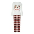 thumbnail image 2 of Christmas Family Matching Pajamas Sets Xmas Holidays Family Top Pants Set Jammies Sleepwear, 2 of 10