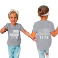 thumbnail image 2 of EnJoCho Kids Party Tops Toddler Boys Girls Short Sleeve Shirts 4th Of July 3D Graphic Printed Tees Children's Novelty Fashion T Shirts Unisex Casual Tops, 2 of 4