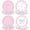 Pink Bow, variant on 48PCS Monster Truck Party Supplies Decorations Monster Truck Plates Kids Birthday Paper Plates for Boys Racing Car Disposable Party Dessert Dinnerwares
