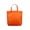 Orange, variant on Reusable Large Canvas Cotton Fabric Shopper Bag Women Shoulder Tote Non-woven Environmental Case Organizer Multifunction