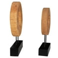 thumbnail image 5 of Uttermost Ashlea Coastal Mango Wood and Iron Sculptures in Black (Set of 2), 5 of 5