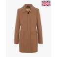 thumbnail image 5 of De La Creme Womens Wool Blend Hip Length Covert Coat, 5 of 5
