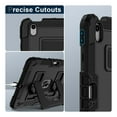 thumbnail image 5 of Case for iPad Air M3/M2 11" (2025/2024) with Slidable Foldable Kickstand/Screen Protector/Shoulder Strap/Capacitive Pen Slot, Soft Silicone Hybrid Armor Cover Drop/Shock Protection, 5 of 9