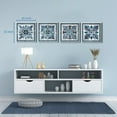 thumbnail image 6 of Wexford Home Abstract Wall Art Flower Bluie Pattern Prints 32 x 32 inch Each Panel, Set of 4 Wall Décor for Bedroom Bathroom Living Room, 6 of 11