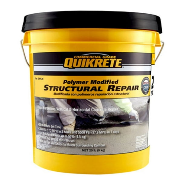 Quikrete 124125 Polymer Modified Structural Repair, 20 LB