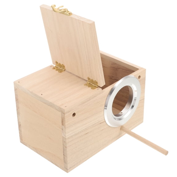 Raindrops Parakeet Nest Box Bird House Budgie Wood Breeding Box Parrot Nesting Box Parrot Breeding Case