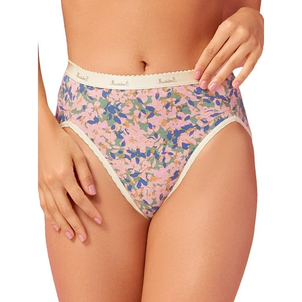 Paquete de panties corte francés Ilusión 31343 verde claro CH